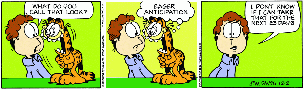 Garfield, December 2, 2002