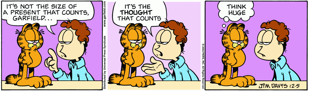 Garfield, December 5, 2002