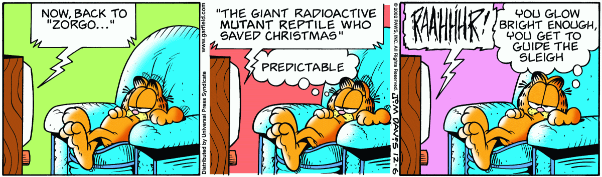 Garfield, December 6, 2002