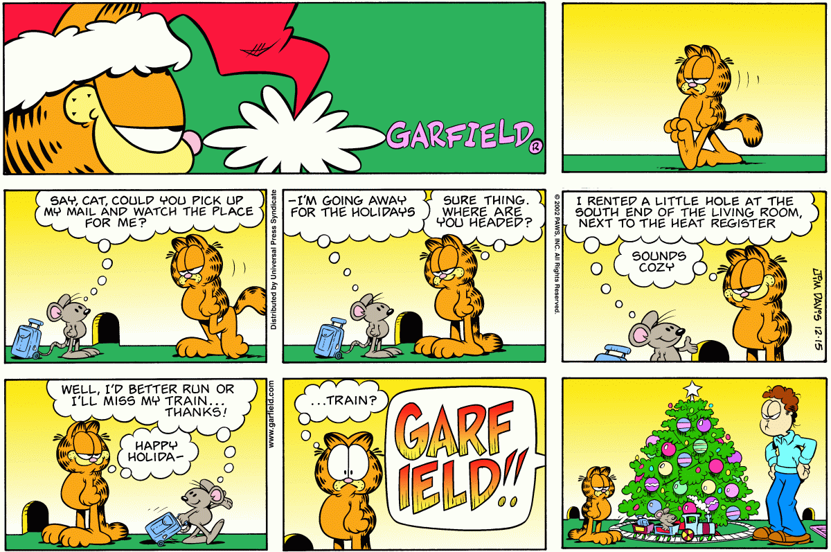 Garfield, December 15, 2002