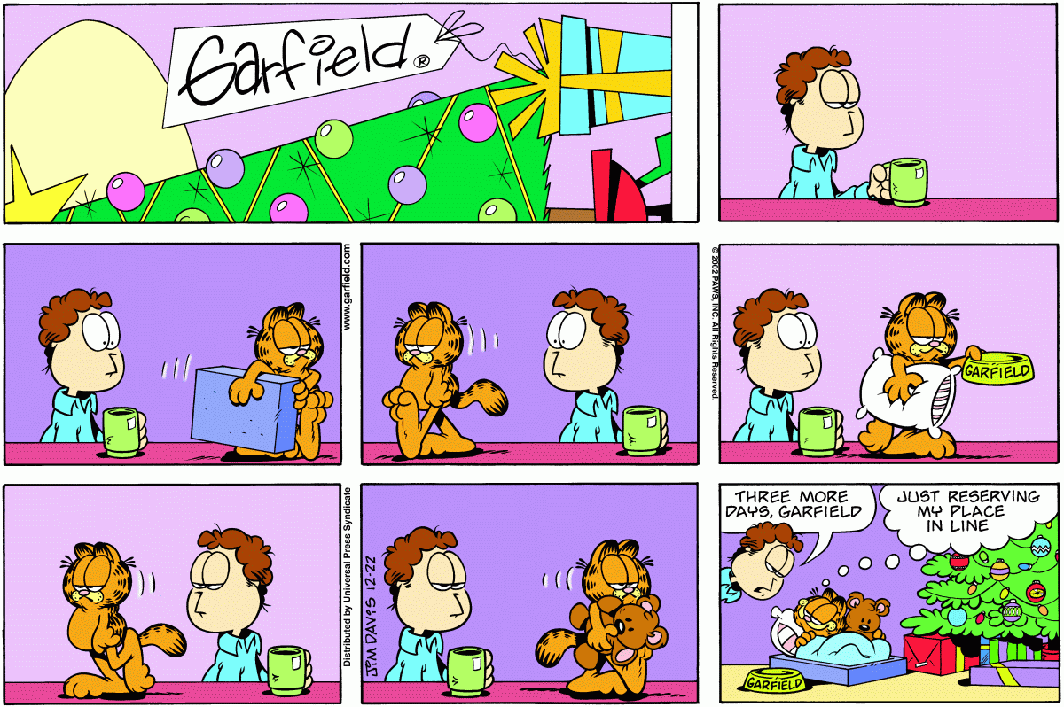 Garfield, December 22, 2002