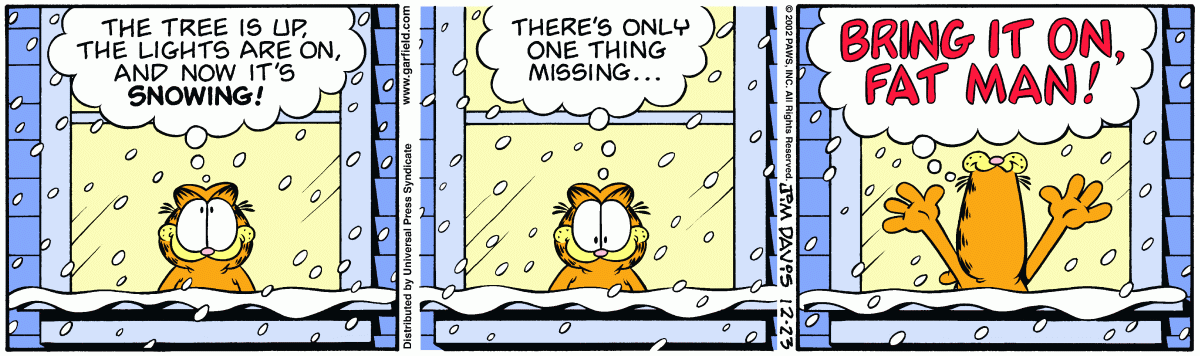 Garfield, December 23, 2002