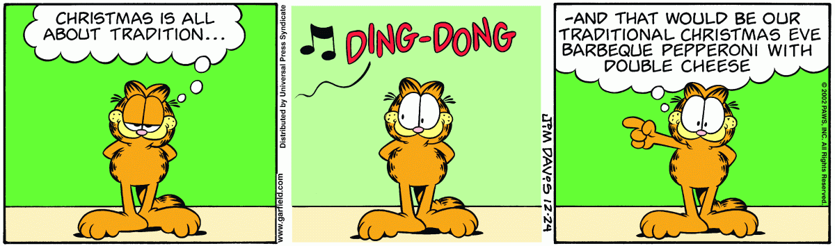 Garfield, December 24, 2002