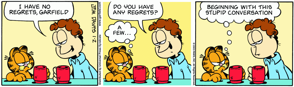 Garfield, January 2, 2003