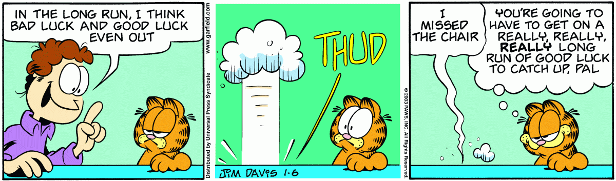 Garfield, January 6, 2003