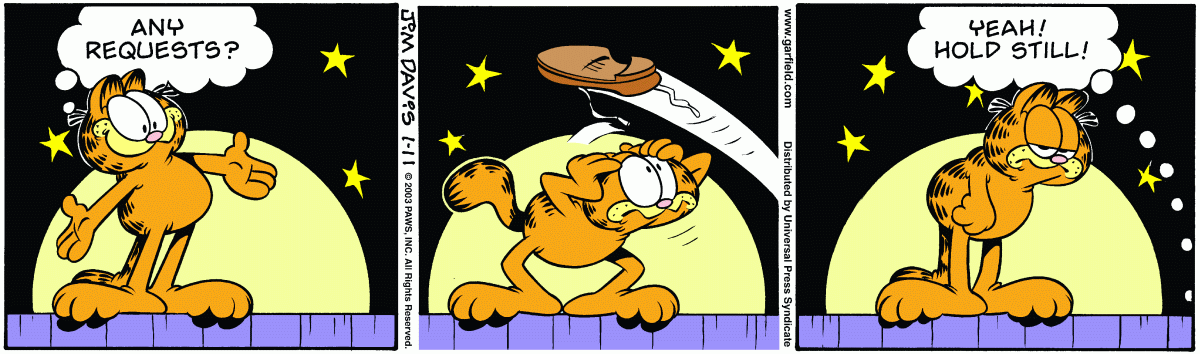Garfield, January 11, 2003