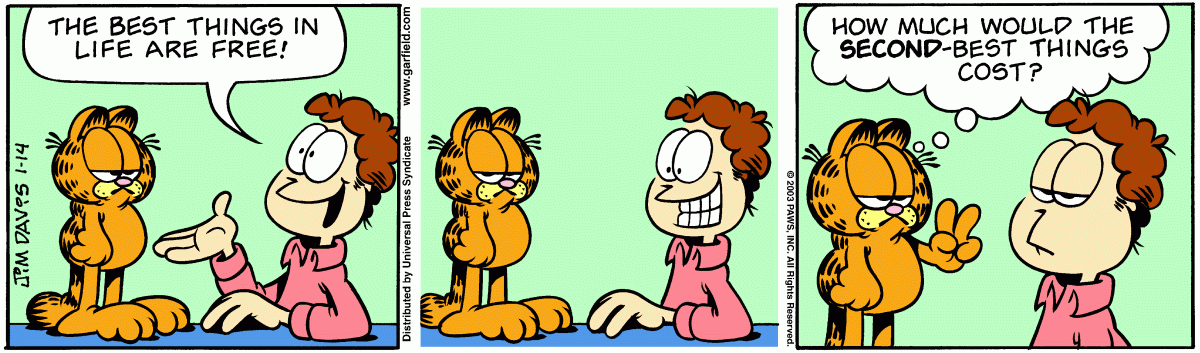 Garfield, January 14, 2003