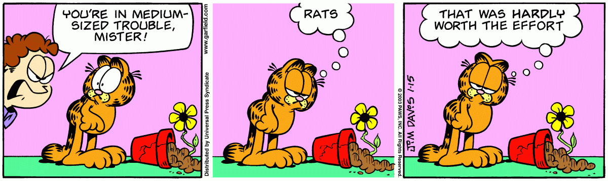 Garfield, January 15, 2003