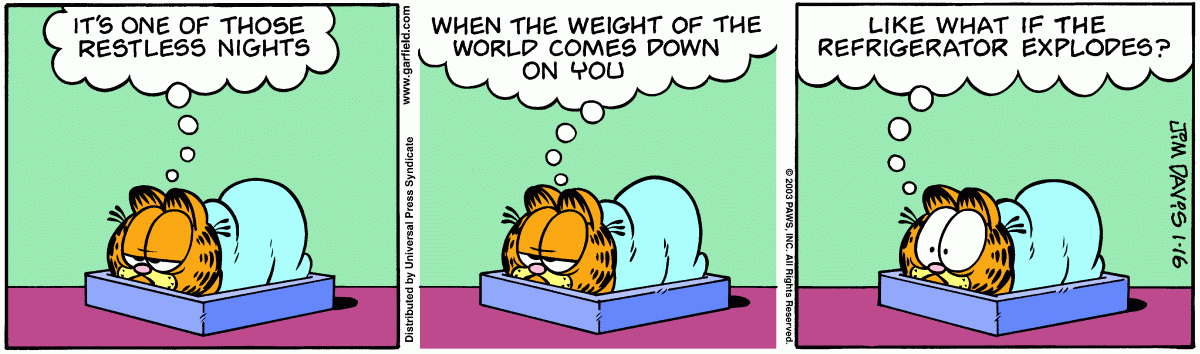 Garfield, January 16, 2003