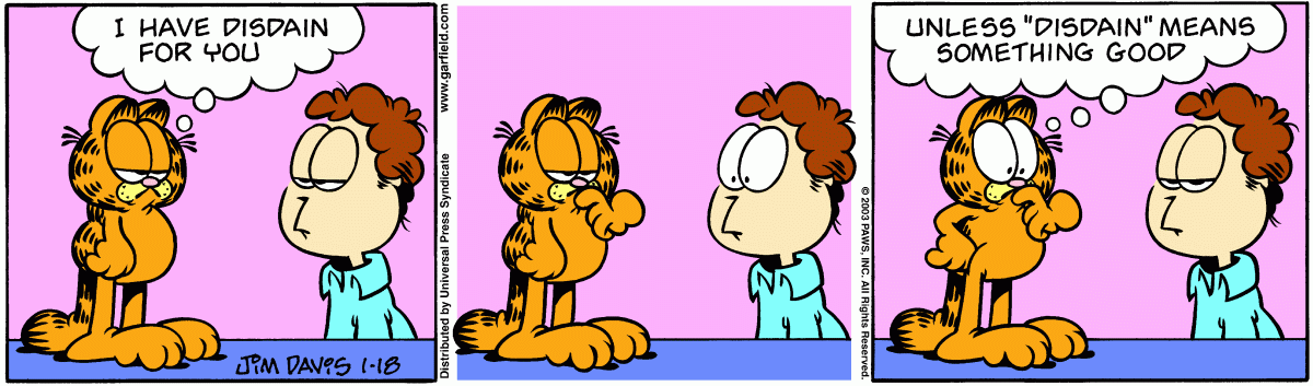 Garfield, January 18, 2003