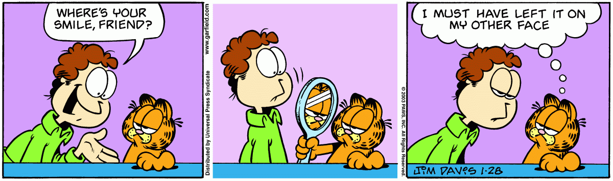 Garfield, January 28, 2003