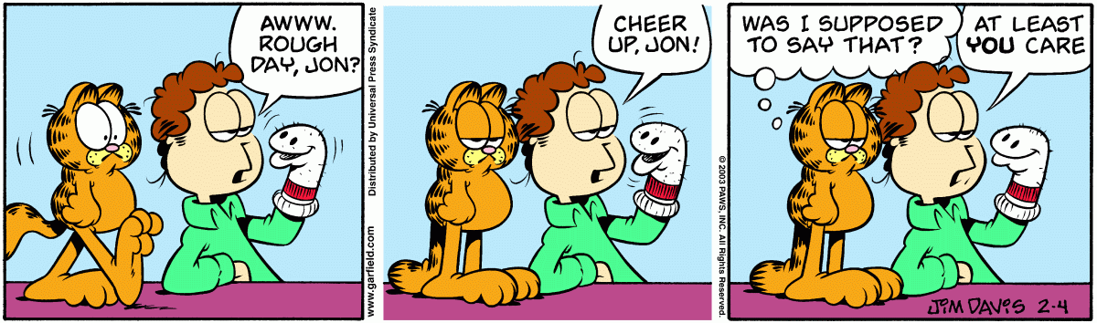 Garfield, February 4, 2003