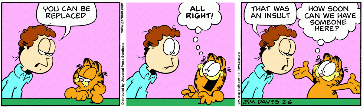 Garfield, February 6, 2003