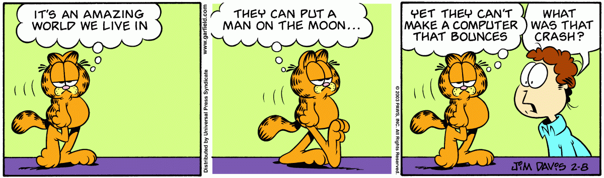 Garfield, February 8, 2003