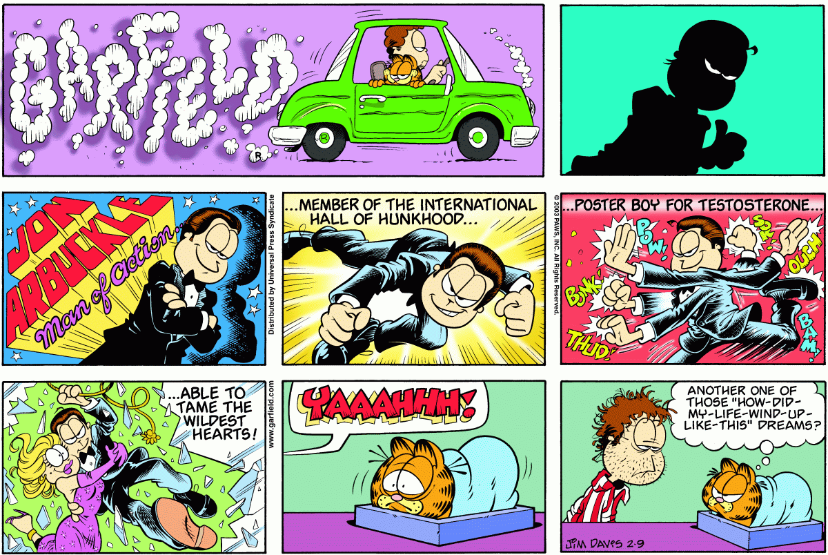 Garfield, February 9, 2003