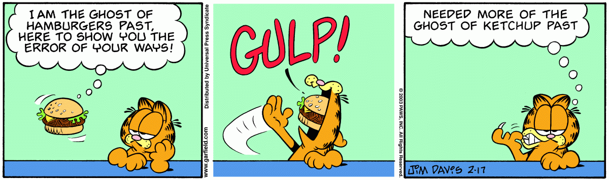 Garfield, February 17, 2003