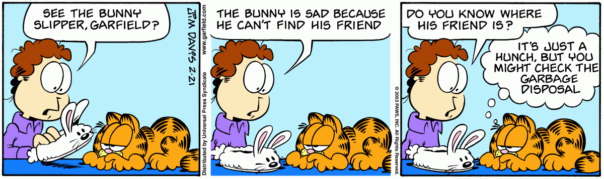 Garfield, February 21, 2003