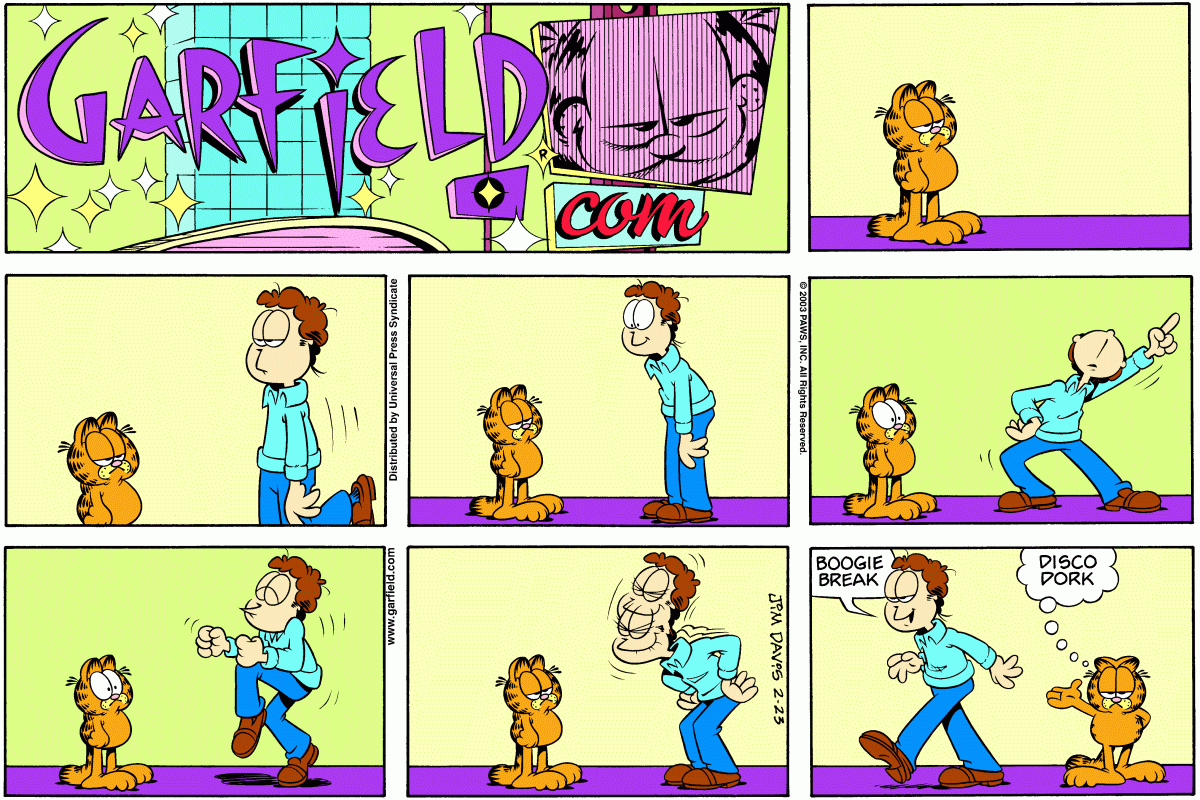 Garfield, February 23, 2003