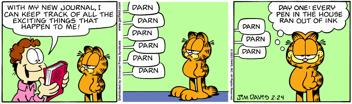 Garfield, February 24, 2003