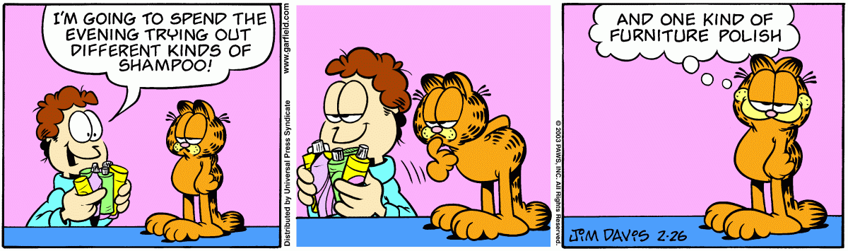 Garfield, February 26, 2003