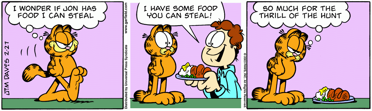 Garfield, February 27, 2003