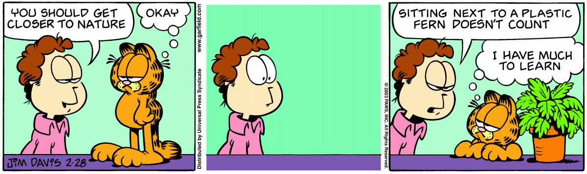 Garfield, February 28, 2003