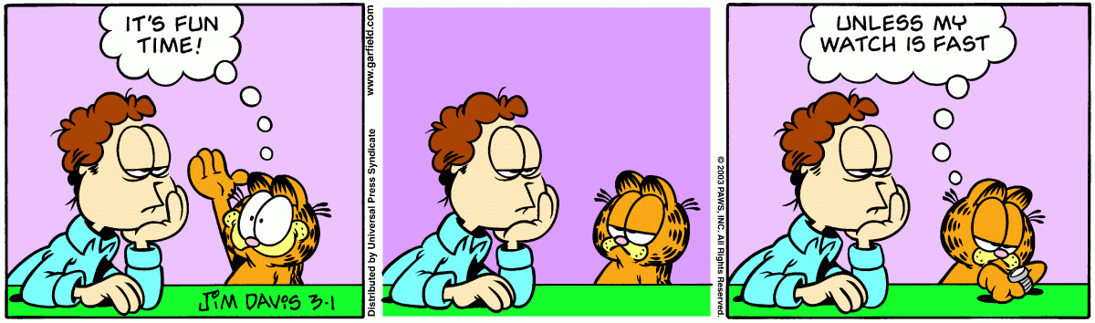 Garfield, March 1, 2003