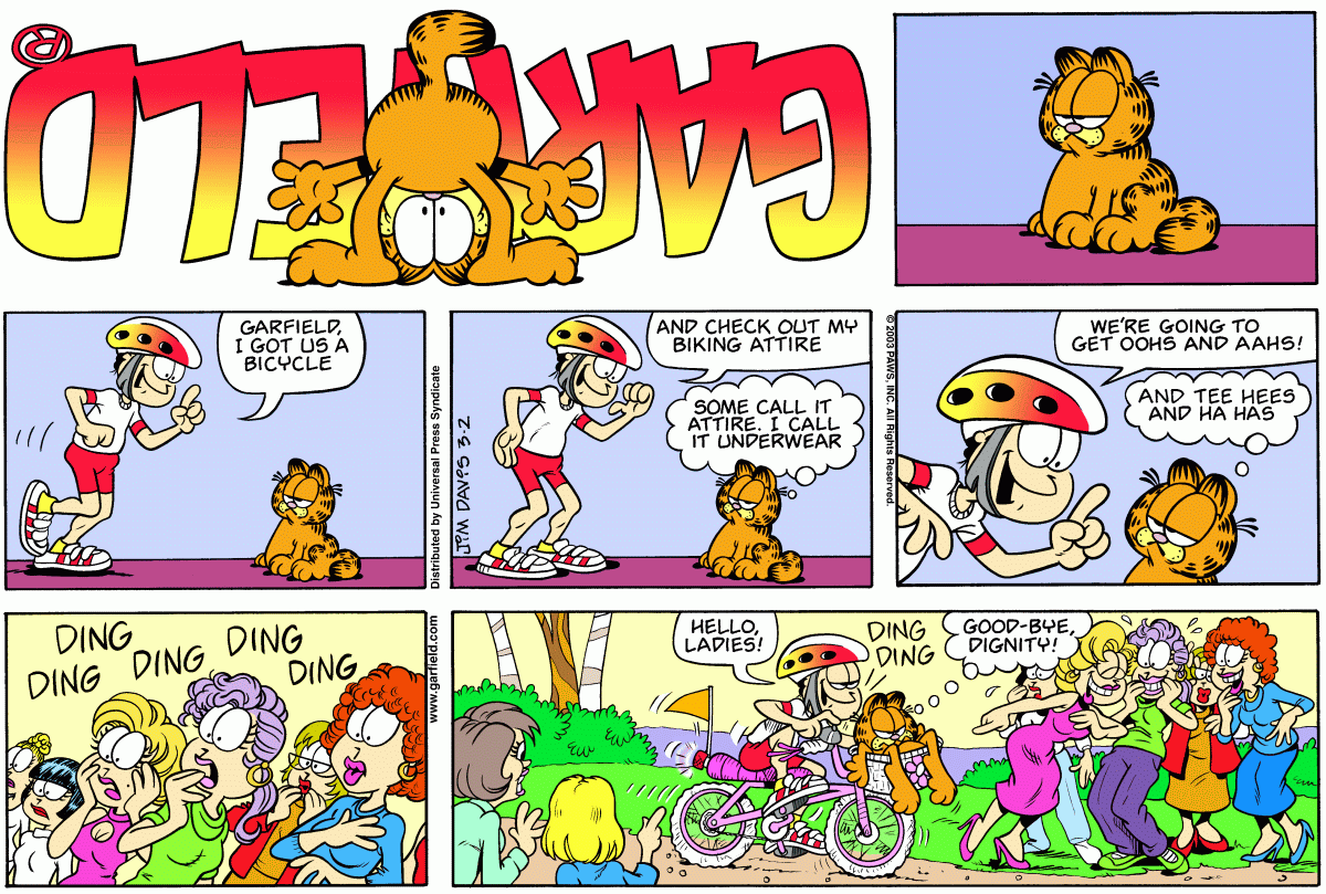 Garfield, March 2, 2003