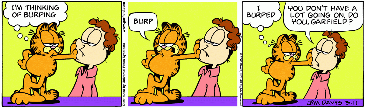 Garfield, March 11, 2003