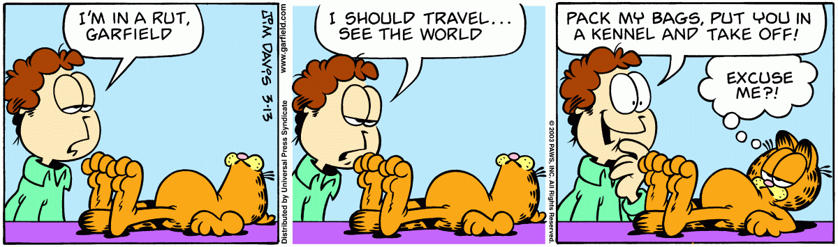 Garfield, March 13, 2003