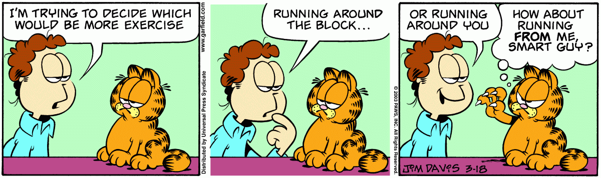 Garfield, March 18, 2003