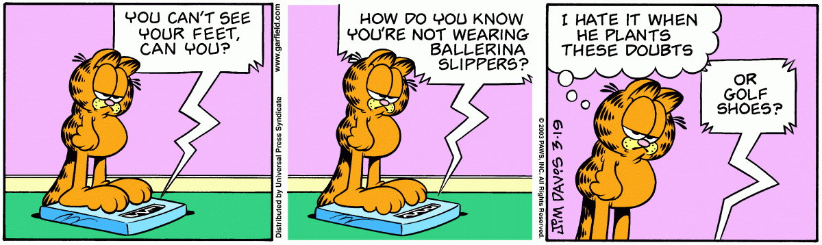 Garfield, March 19, 2003