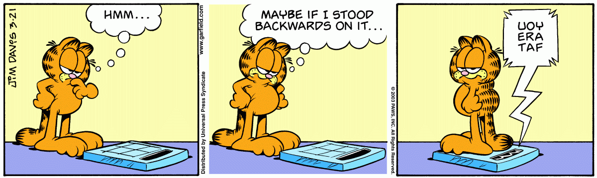 Garfield, March 21, 2003