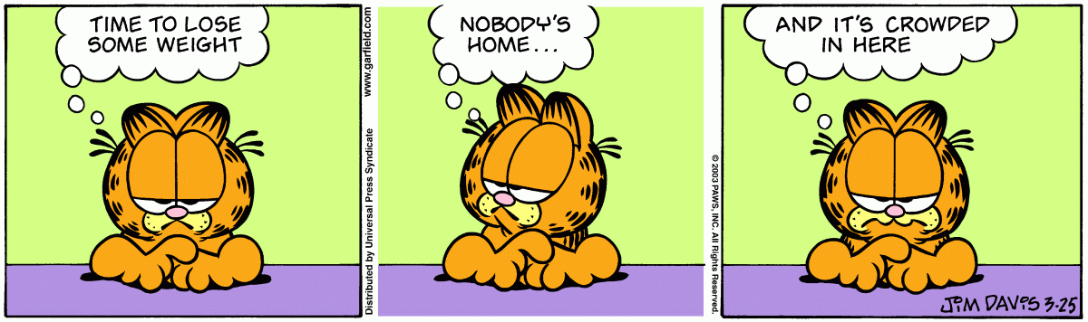 Garfield, March 25, 2003
