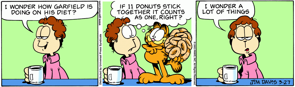Garfield, March 27, 2003