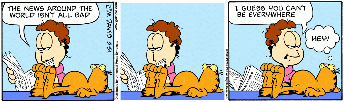 Garfield, March 31, 2003