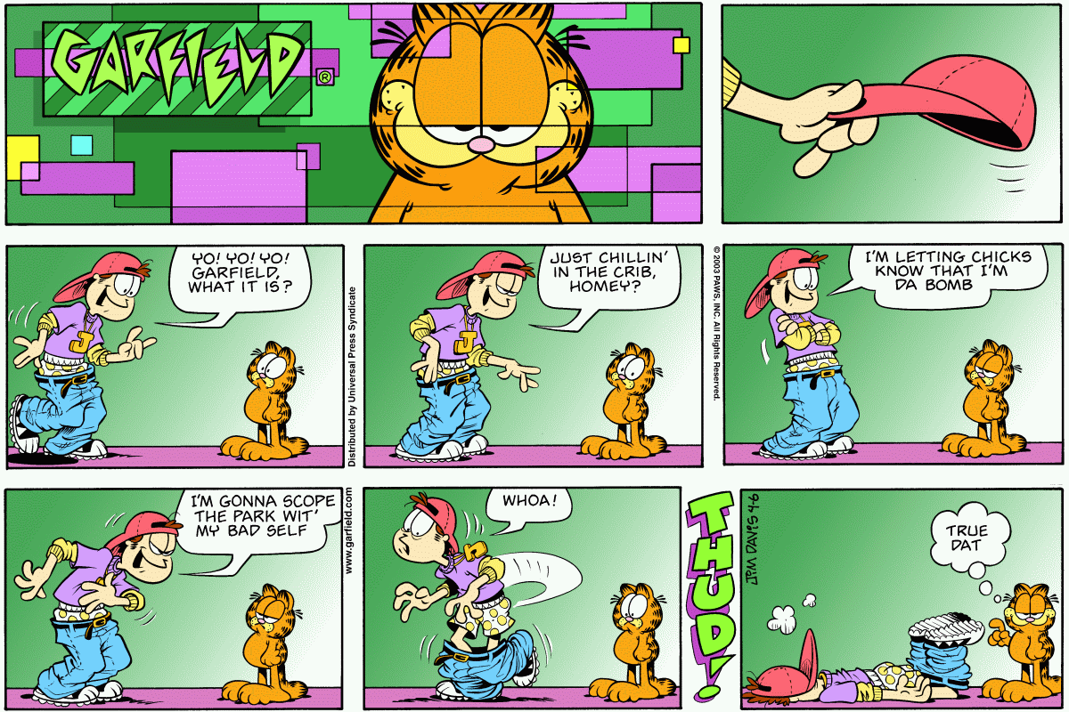 Garfield, April 6, 2003