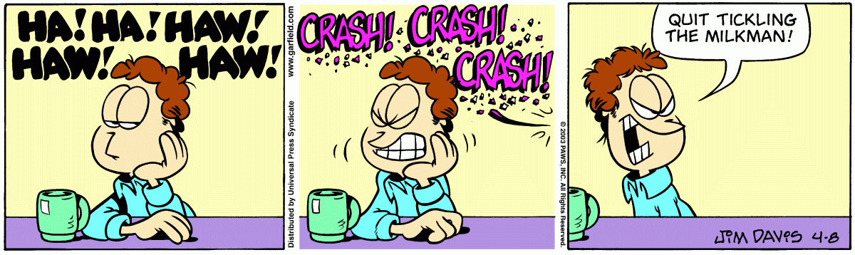 Garfield, April 8, 2003