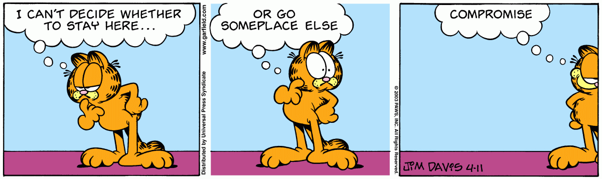 Garfield, April 11, 2003