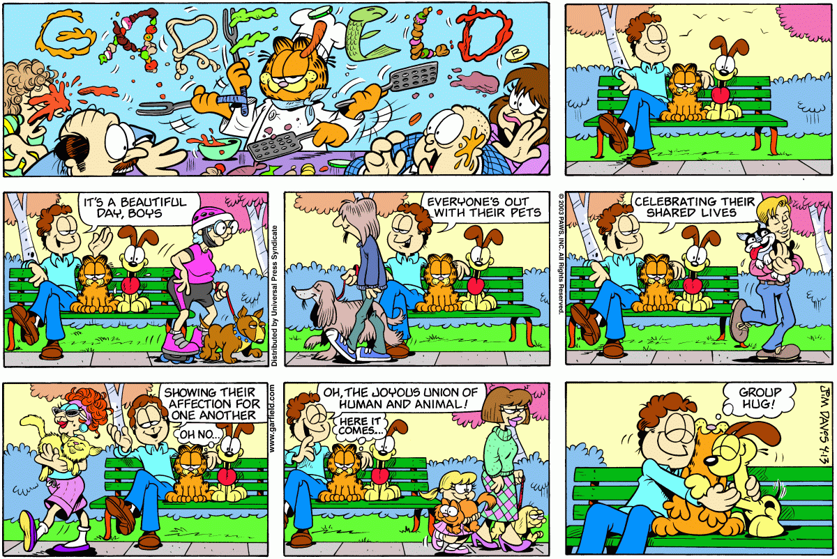 Garfield, April 13, 2003