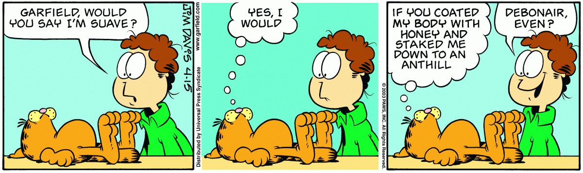 Garfield, April 15, 2003