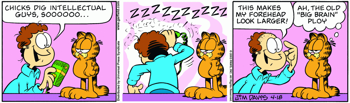 Garfield, April 18, 2003