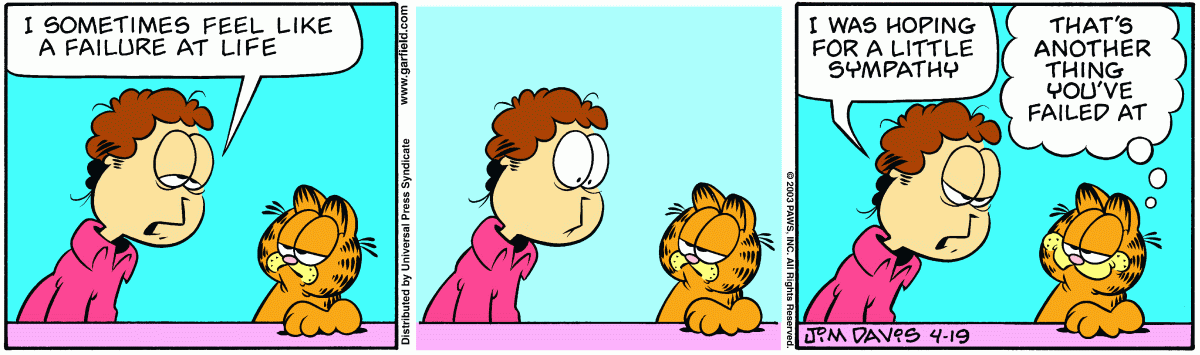 Garfield, April 19, 2003