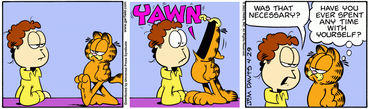 Garfield, April 29, 2003