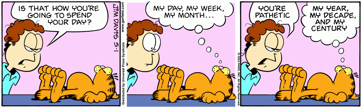 Garfield, May 1, 2003