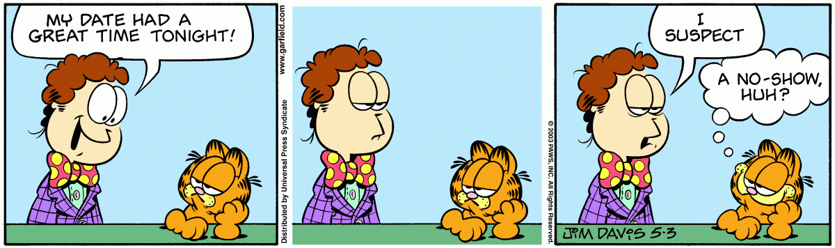 Garfield, May 3, 2003