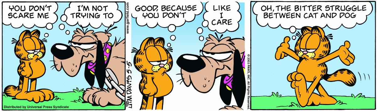 Garfield, May 5, 2003