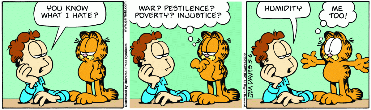 Garfield, May 6, 2003