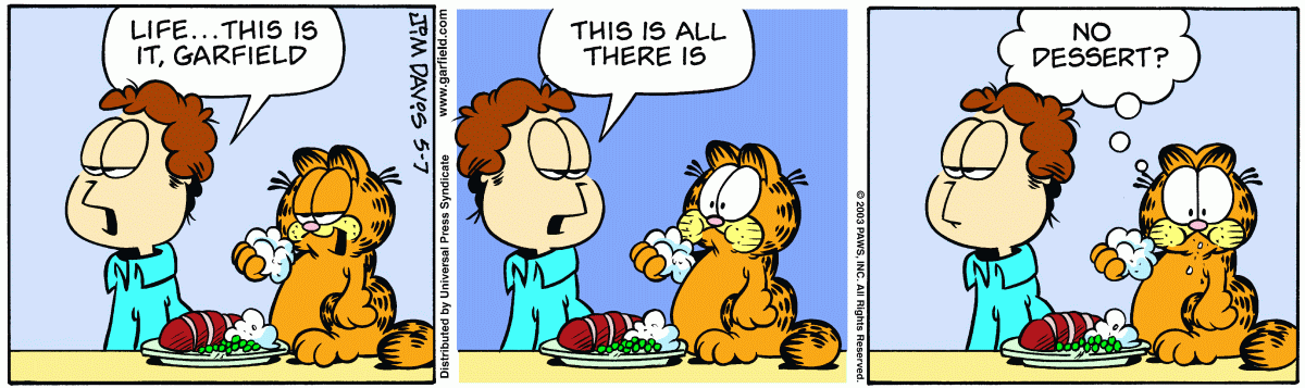 Garfield, May 7, 2003