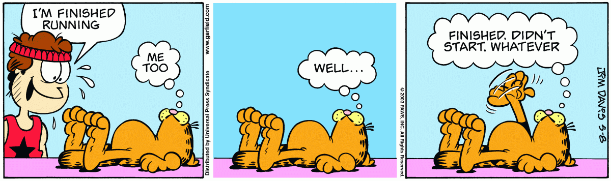 Garfield, May 8, 2003